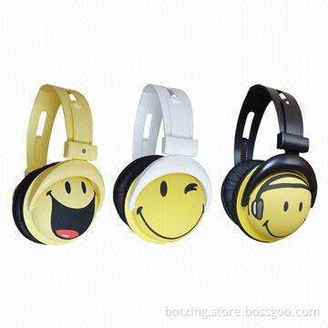 2013 Smile Gift Headphones, Colorful, High-quality Headphones, 40mm Speaker Size